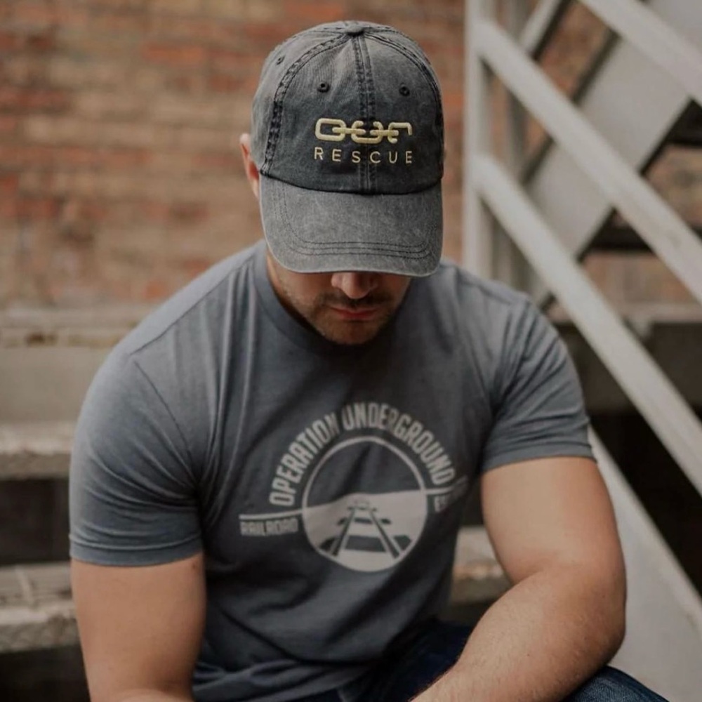 Blue Rescue Logo Cap - Picture 5 of 6